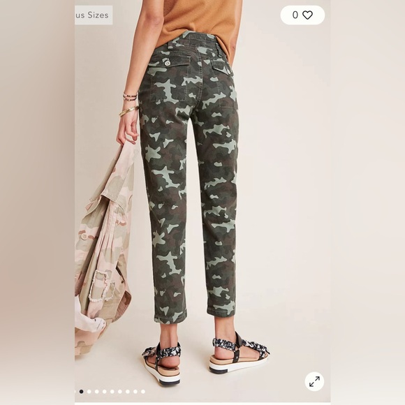 NWT Anthropologie Wanderer Camo pants. Size 28 - Picture 2 of 12